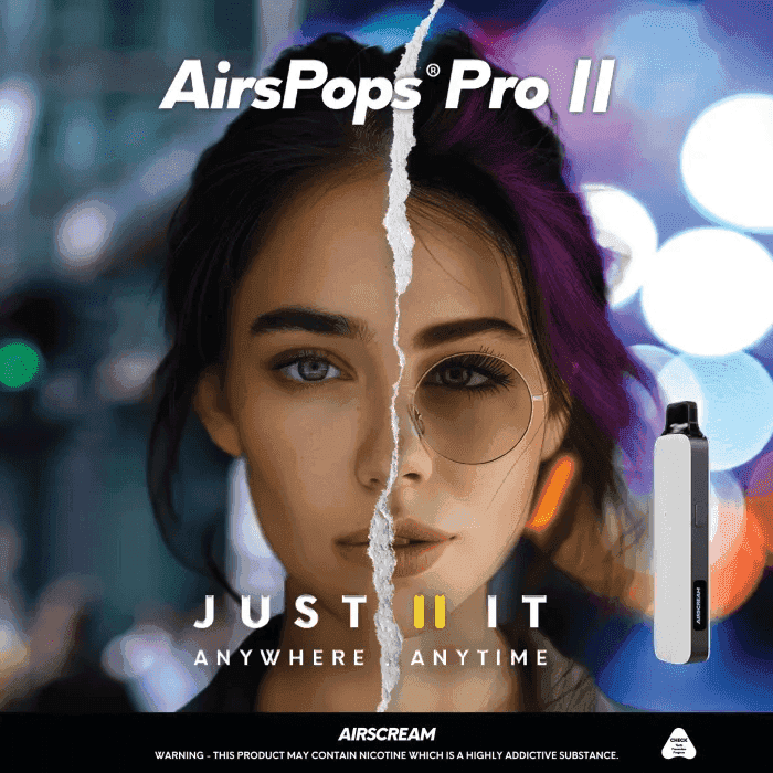 Airscream Airspops Pro II 氣泡2代可調瓦電子煙主機空倉煙彈套裝:圖片 3