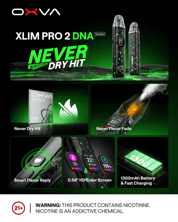 OXVA Xlim Pro 2 DNA小蠻牛電子煙全球首款DNA晶片驅動Pod裝置主機套裝:圖片 3