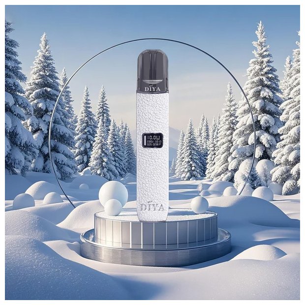 DIYA叮啞電子煙一代主機皮革系列-通用1代電子煙【皓月霜白】