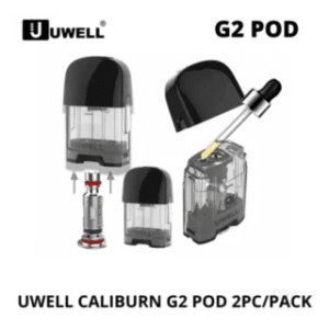 Uwell Caliburn G2 電子煙咖哩棒煙彈空倉成品芯